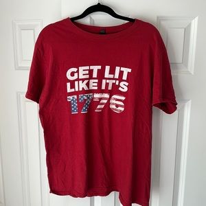 GET LIT LIKE ITS 1776 t shirt